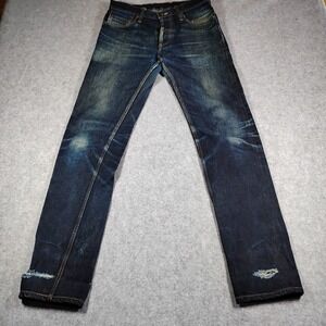 3sixteen Self Edge Made in Japan Selvedge Denim Jeans Indigo Blue Size 32x34